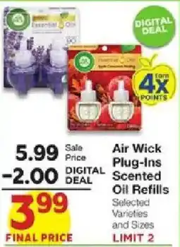 United Supermarkets Air Wick Plug-Ins Scented Oil Refills offer