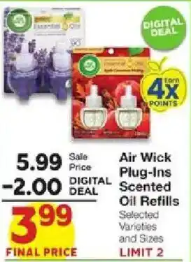 United Supermarkets Air Wick Plug-Ins Scented Oil Refills offer