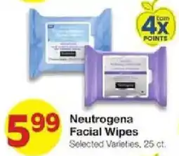 United Supermarkets Neutrogena Facial Wipes offer