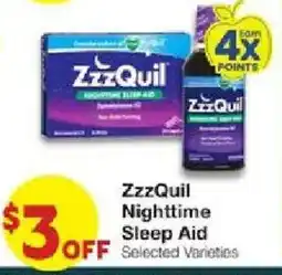 United Supermarkets ZzzQuil Nighttime Sleep Aid offer