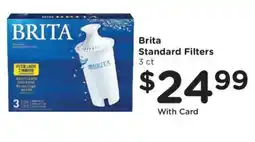Kroger Brita standard filters offer