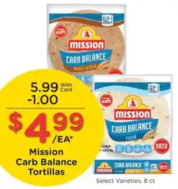 Mariano's Mission Carb Balance Tortillas offer