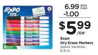 Mariano's Expo dry erase markers offer