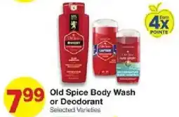 United Supermarkets Old Spice Body Wash or Deodorant offer