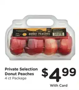 Kroger Private Selection Donut Peaches offer