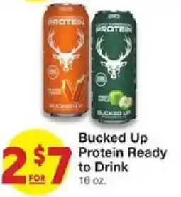 United Supermarkets Bucked Up Protein Ready to Drink offer