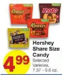 United Supermarkets Hershey Share Size Candy offer