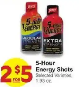 United Supermarkets 5-Hour Energy Shots offer