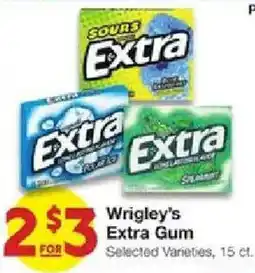 United Supermarkets Wrigley's Extra Gum offer