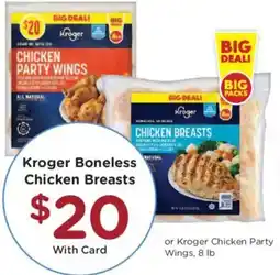 Kroger Kroger Boneless Chicken Breasts offer