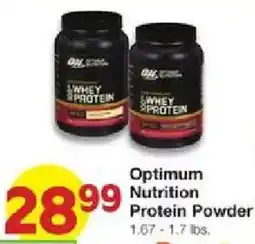 United Supermarkets Optimum Nutrition Protein Powder offer