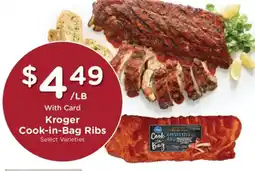 Kroger Kroger Cook-in-Bag Ribs offer