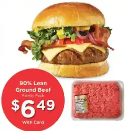 Mariano's 90% Lean Ground Beef Family Pack offer