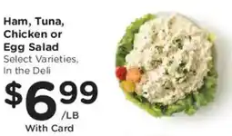 Mariano's Ham, Tuna, Chicken or Egg Salad offer