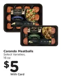 Mariano's Carando Meatballs offer
