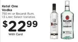 Mariano's Ketel One Vodka offer