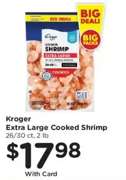 Mariano's Kroger extra large cooked shrimp offer