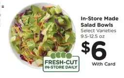 Kroger In-Store Made Salad Bowls offer