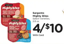 Kroger Sargento mighty bites offer