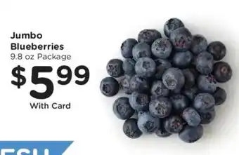 Kroger Jumbo Blueberries offer