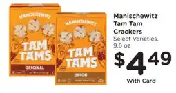 Mariano's Manischewitz Tam Tam Crackers offer