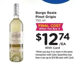 Mariano's Borgo Reale Pinot Grigio offer