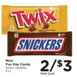 Kroger Mars Fun Size Candy offer