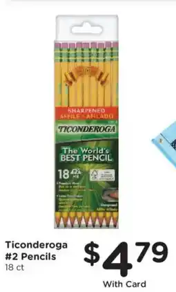 Kroger Ticonderoga #2 Pencils offer