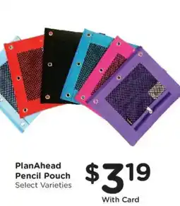 Kroger PlanAhead Pencil Pouch offer
