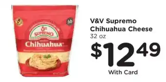 Mariano's V&V Supremo Chihuahua Cheese offer