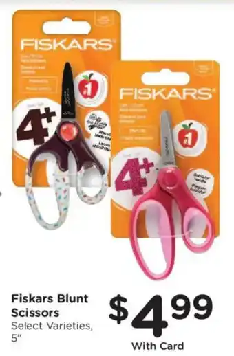 Mariano's Fiskars blunt scissors offer