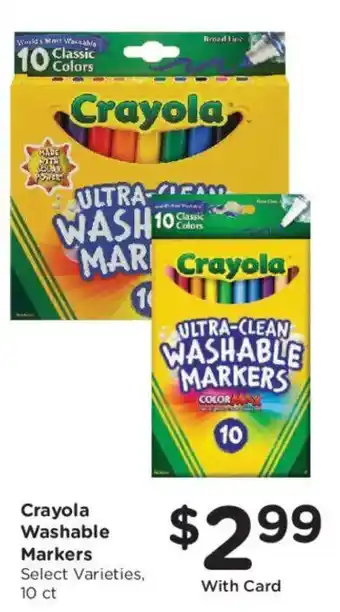 Mariano's Crayola Washable Markers offer