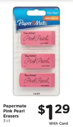 Mariano's Papermate pink pearl erasers offer