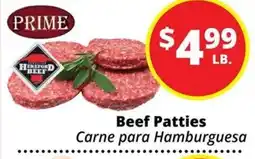 Rancho Markets Prime Herbford Beef Beef Patties offer
