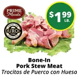 Rancho Markets Prime Meats Bone-In Pork Stew Meat offer