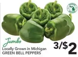 Pete's Fresh Market Jumbo Green Bell Peppers offer