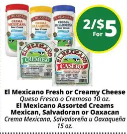 Rancho Markets El Mexicano fresh or creamy cheese offer