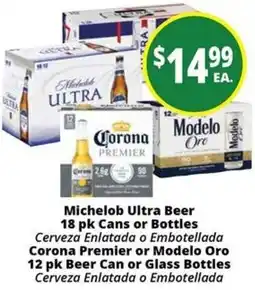Rancho Markets Michelob Ultra Beer offer