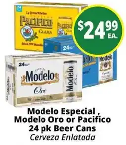 Rancho Markets Modelo Especial, Modelo Oro or Pacifico offer