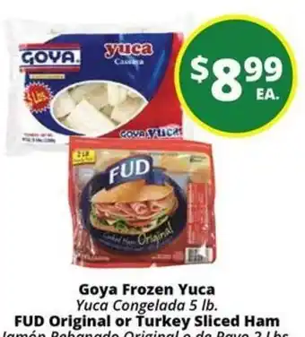Rancho Markets Goya Frozen Yuca offer