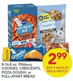 Pete's Fresh Market Pillsbury cookies, crescents, pizza dough, or pull-apart bread offer