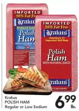 Pete's Fresh Market Krakus polish ham offer