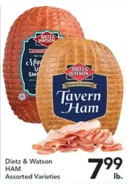Pete's Fresh Market Dietz & Watson Ham Assorted Varieties offer