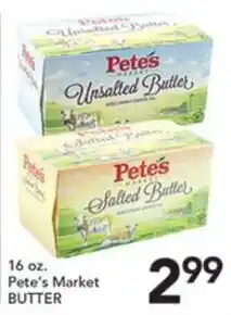 Pete's Fresh Market Pete's Market Butter offer