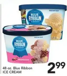 Pete's Fresh Market Blue Ribbon ice cream offer