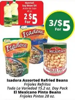 Rancho Markets Isadora Assorted Refried Beans offer