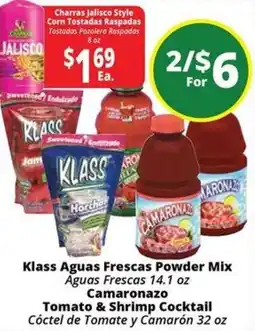 Rancho Markets Klass Aguas Frescas Powder Mix offer