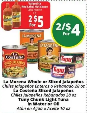 Rancho Markets La Morena Whole or Sliced Jalapeños offer