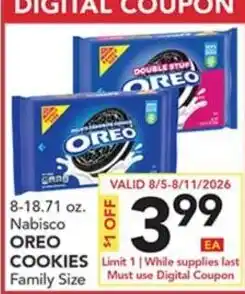 Pete's Fresh Market Nabisco Oreo Cookies offer