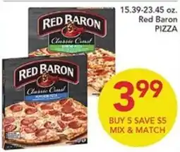 Pete's Fresh Market Red Baron pizza offer